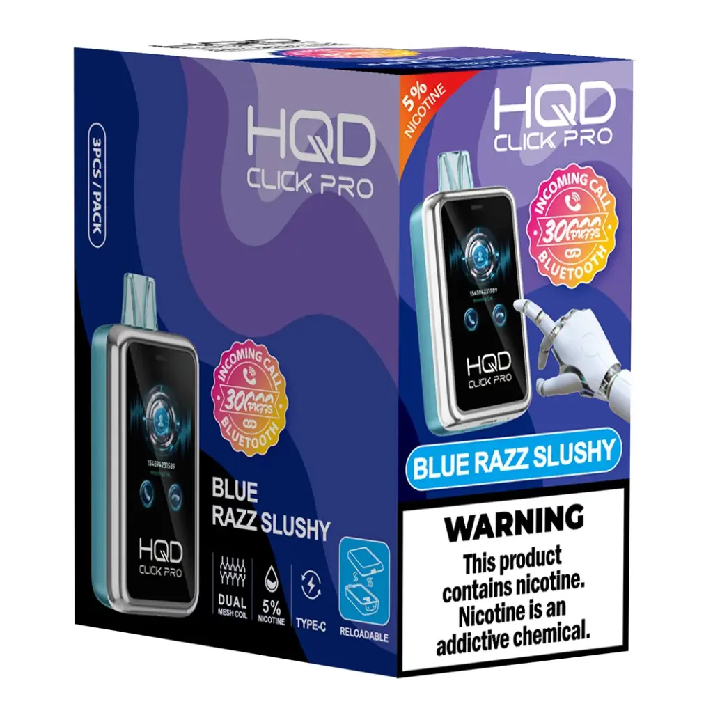 HQD Cuvie Click Pro Vape | 30K Puffs, 5% Nicotine