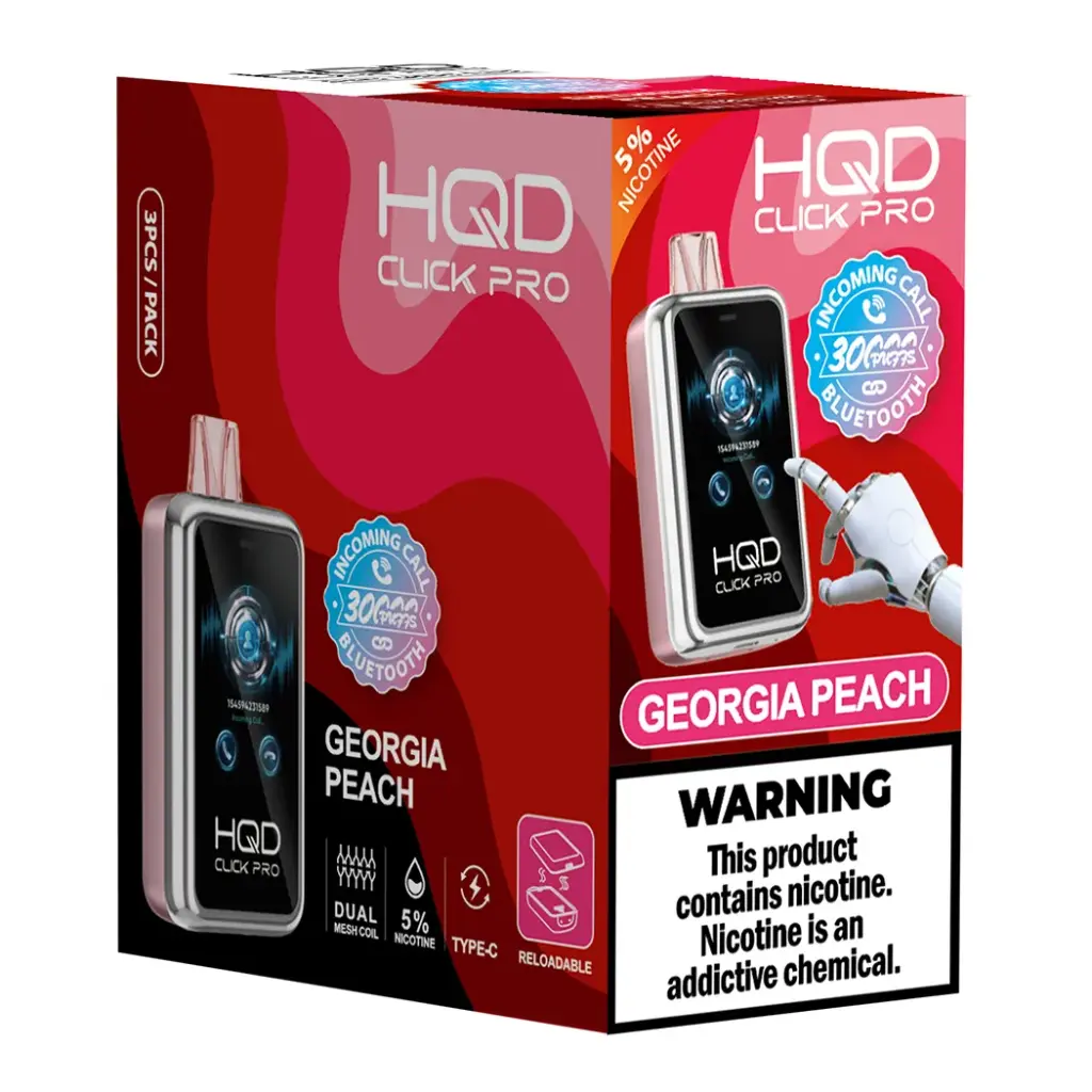 HQD Cuvie Click Pro Vape | 30K Puffs, 5% Nicotine | 3 Pack HQD Cuvie Click Pro Vape | 30K Puffs, 5% Nicotine | 3 Pack