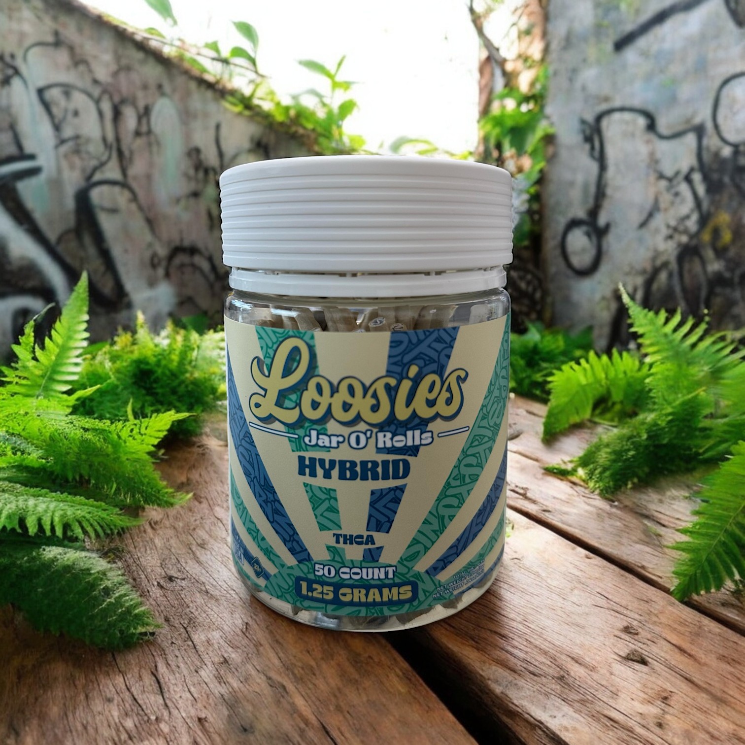 Loosies Jar O Rolls 50ct Premium Quality Experience
