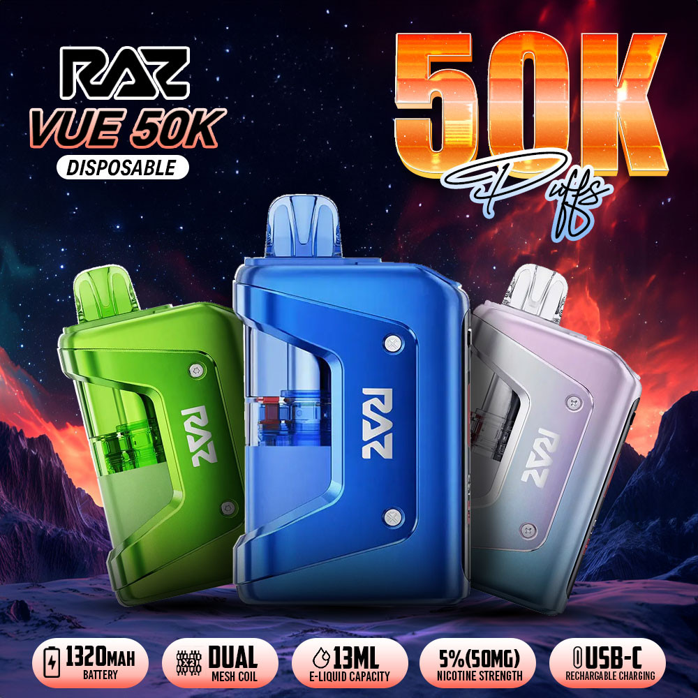 RAZ VUE 50K Disposable Vape Kit 5% Nicotine